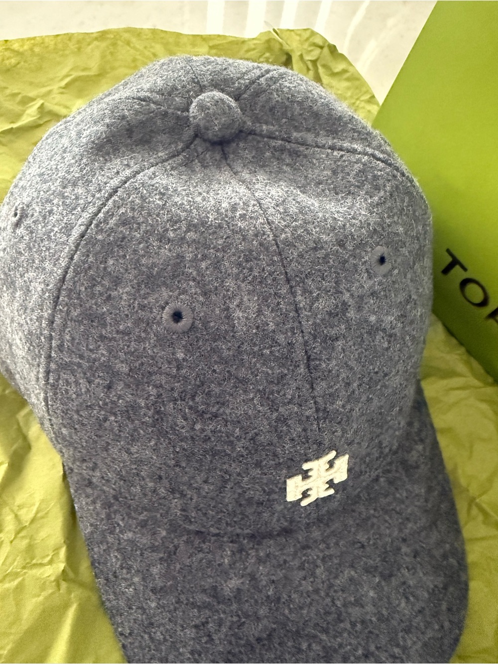 Tory Burch Wool Logo Cap 🧢 - Picture 3 of 9